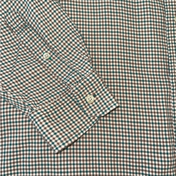 Tommy Hilfiger Gingham Print Button Down Long Sleeve Shirt Size Large - Picture 6 of 13